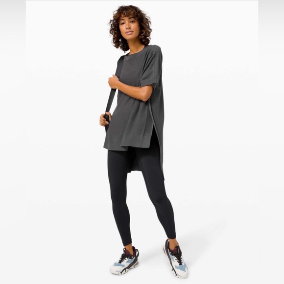 LULULEMON Be At Ease Poncho in Graphite Grey One Size - Picture 11 of 14